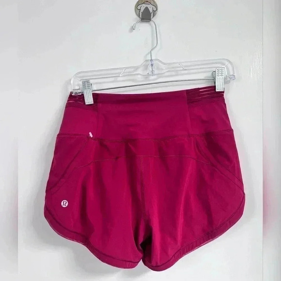 LULULEMON Before Dawn High Rise Star Ruby Shorts 4” LIKE NEW - Picture 2 of 2